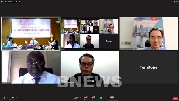 Вьетнам и Нигерия проводят веб-семинар B2B Networking по модным товарам hinh anh 1