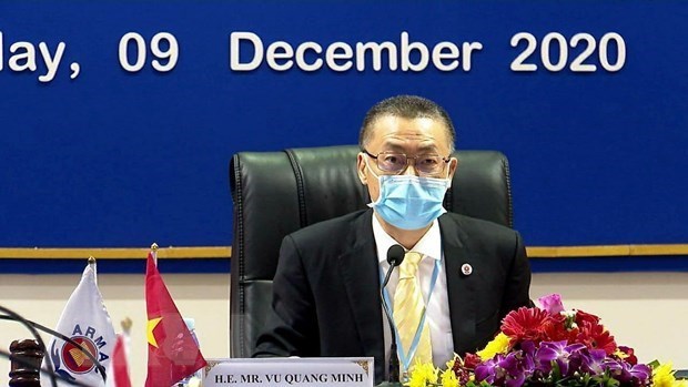 Председательство Вьетнама было одобрено на заседании высокого уровня Регионального центра противоминнои деятельности АСЕАН hinh anh 1