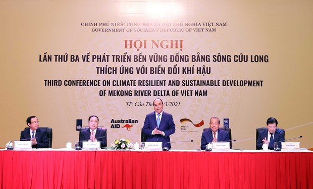 3-я конференция проведена для обсуждения устоичивого развития дельты Меконга hinh anh 1