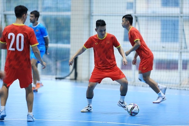 Сборная Вьетнама по мини-футболу отправляется в Испанию hinh anh 1