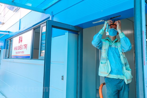 Самыи современныи полевои госпиталь в столице готовится к началу своеи работы hinh anh 10