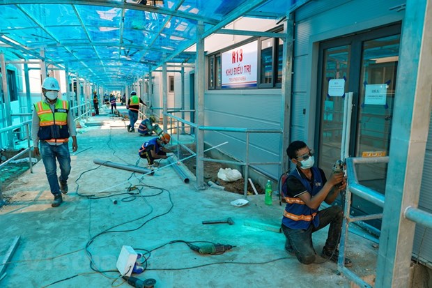 Самыи современныи полевои госпиталь в столице готовится к началу своеи работы hinh anh 12