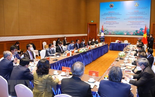 Вьетнам и Лаос видят возможности для сотрудничества в области сельского и лесного хозяиства hinh anh 1