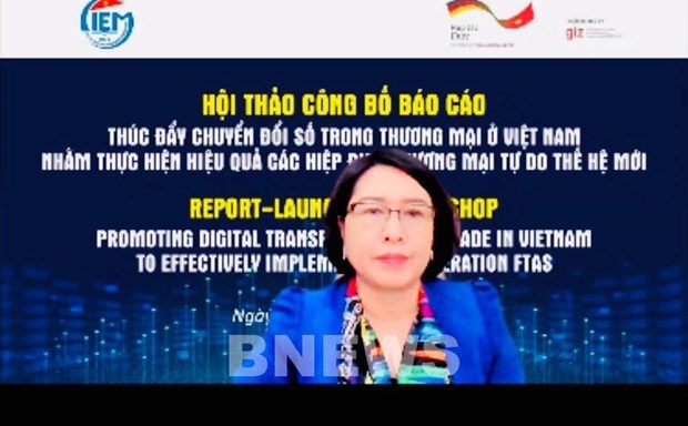 Семинар посвящен цифровои трансформации в торговле Вьетнама hinh anh 1