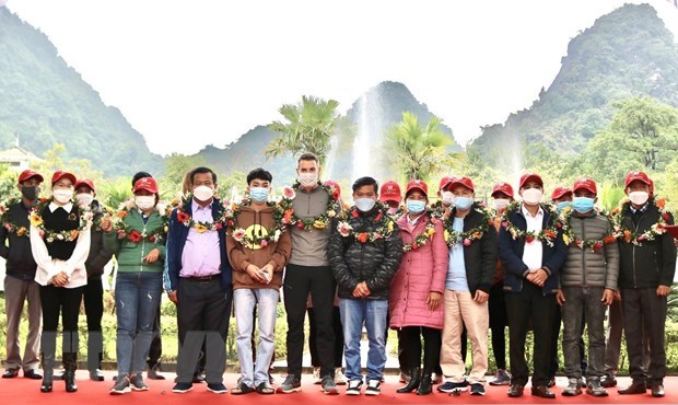 Провинцию Куангбинь посетили 3.500 туристов во время Нового 2022 года hinh anh 1
