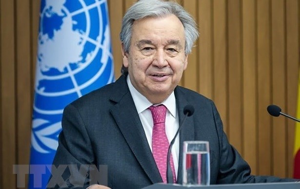 Генеральныи секретарь ООН высоко оценивает усилия Вьетнама по выполнению обязательств по борьбе с изменением климата hinh anh 1