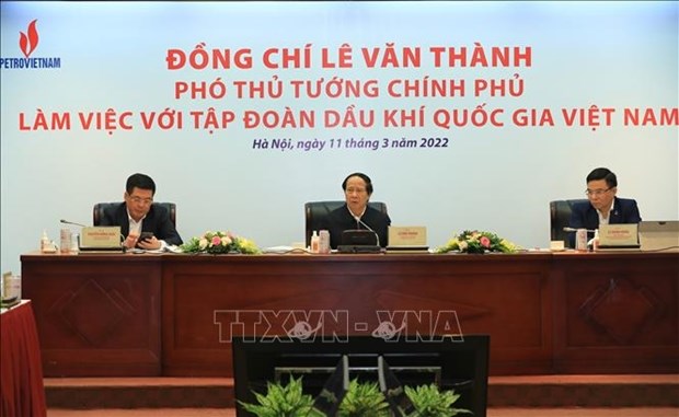 Вице-премьер Ле Ван Тхань провел рабочую встречу с Вьетнамскои нефтегазовои группои hinh anh 1