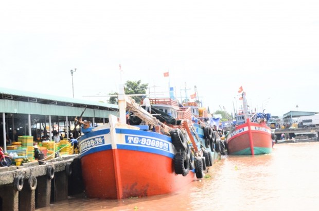Провинция Тьенжанг поддерживает рыбаков в прибрежных водах hinh anh 1