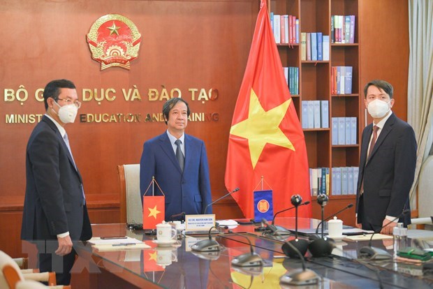 Вьетнам стал председателем Образовательного канала АСЕАН на срок 2022-2023 гг. hinh anh 1