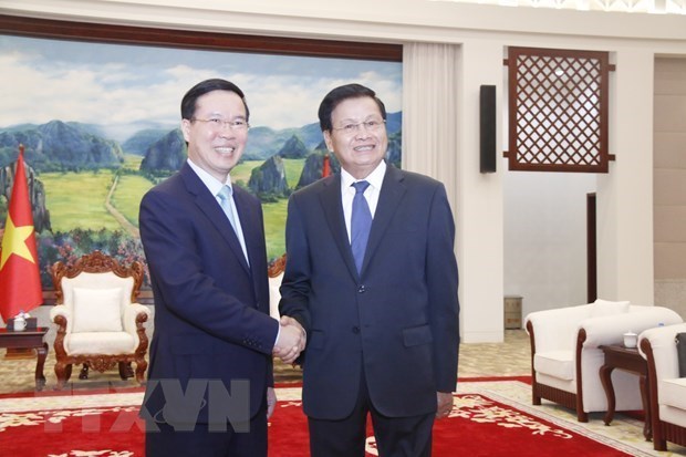 Вьетнам и Лаос дорожат традиционными дружескими и братскими отношениями hinh anh 1