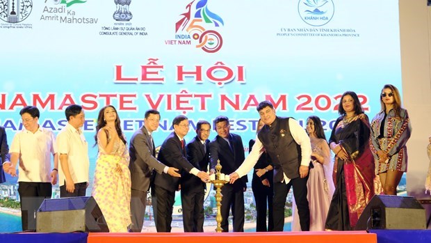 Церемония открытия фестиваля Namaste Vietnam-2022 в провинции Кханьхоа hinh anh 1