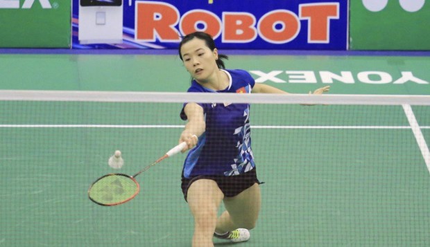Бадминтонистка Нгуен Тхуи Линь выиграла на расширенном чемпионате Вьетнама по бадминтону hinh anh 1