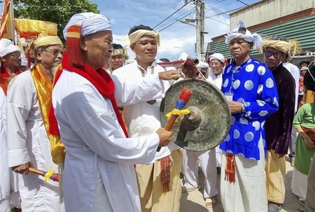 Тямы в провинции Ниньтхуан встречают традиционныи праздник Катэ 2022 hinh anh 1