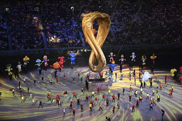 Церемония открытия чемпионата мира по футболу FIFA 2022 в Катаре hinh anh 5