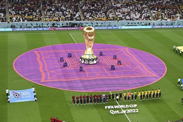 Церемония открытия чемпионата мира по футболу FIFA 2022 в Катаре hinh anh 7