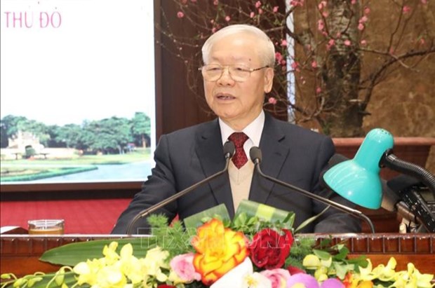 Руководители стран поздравили Генерального секретаря ЦК КПВ с наступающим Тэтом hinh anh 1