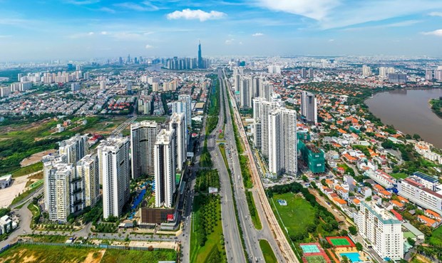 Строительная отрасль стремится повысить уровень урбанизации страны в 2023 году до 53,9% hinh anh 1