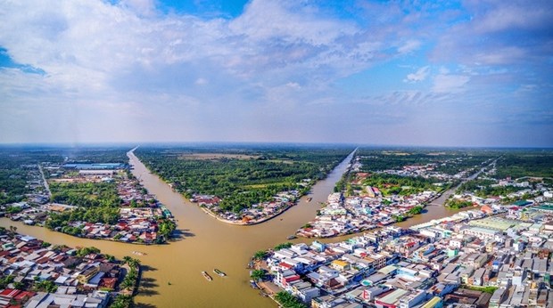 Города в дельте Меконга пытаются адаптироваться к изменению климата hinh anh 1