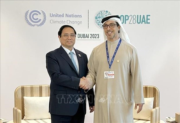 Премьер-министр встретился с лидерами стран и международных организации в кулуарах COP28 hinh anh 1